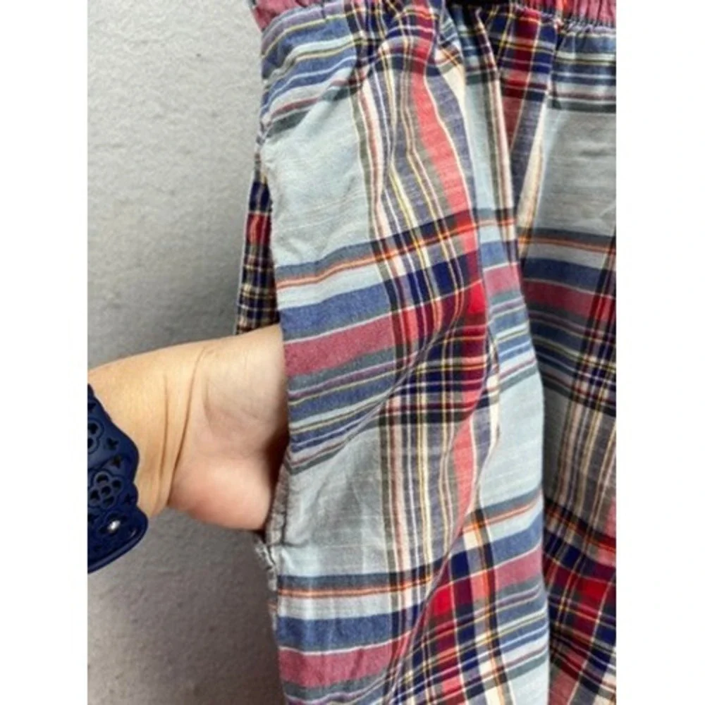 Polo Ralph Lauren Pajama Pants Mens Sz XL Plaid Sleepwear Lounge Cotton Blue Red